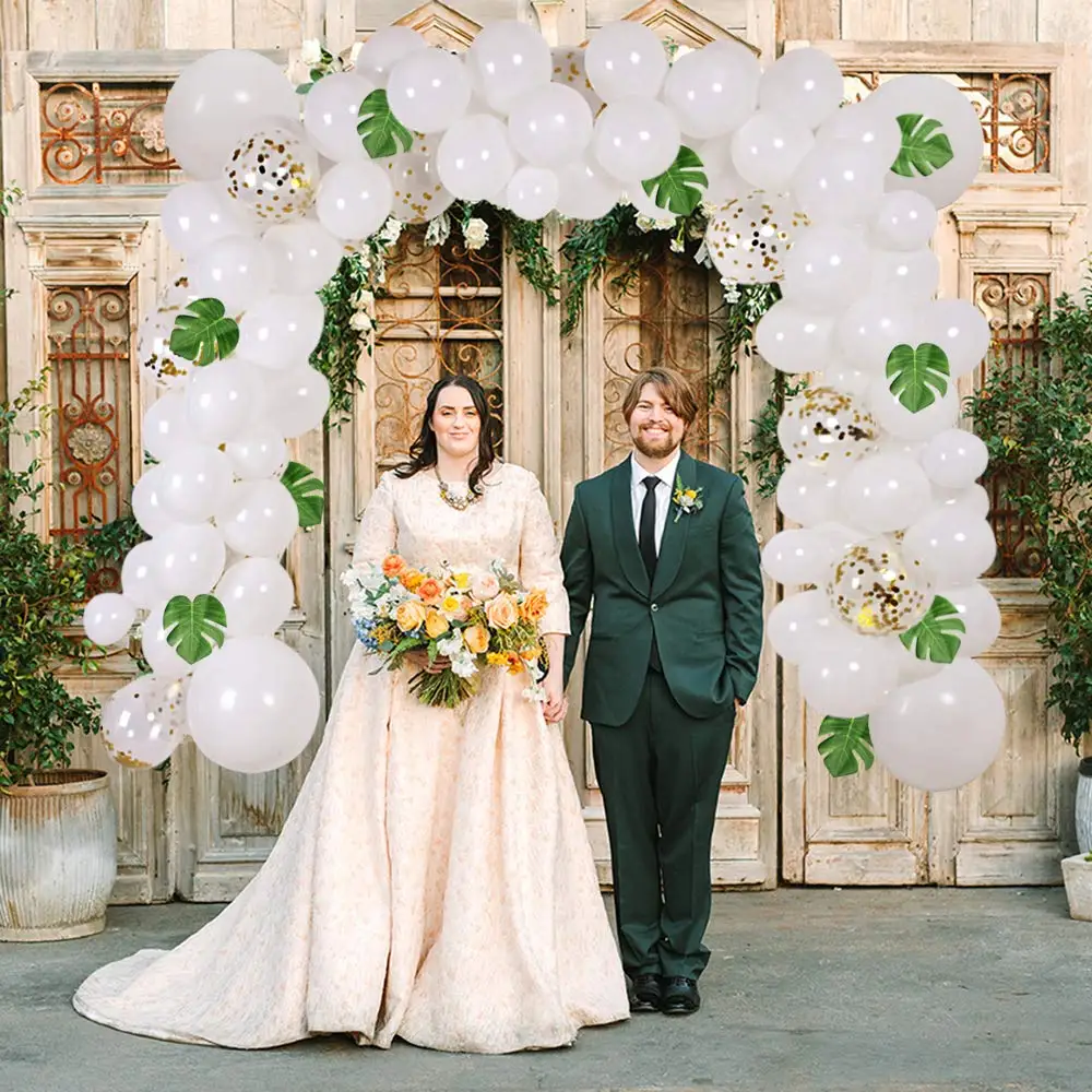 Сделай Сам белый шар гирлянда 117 шт принадлежности для вечеринки воздушный