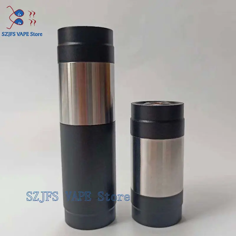 

new Elthunder Mod with drop rda pring button mechanical mod 510 thread 18650 18350 battery 24mm Vaporizer Mechanical vape Apoca