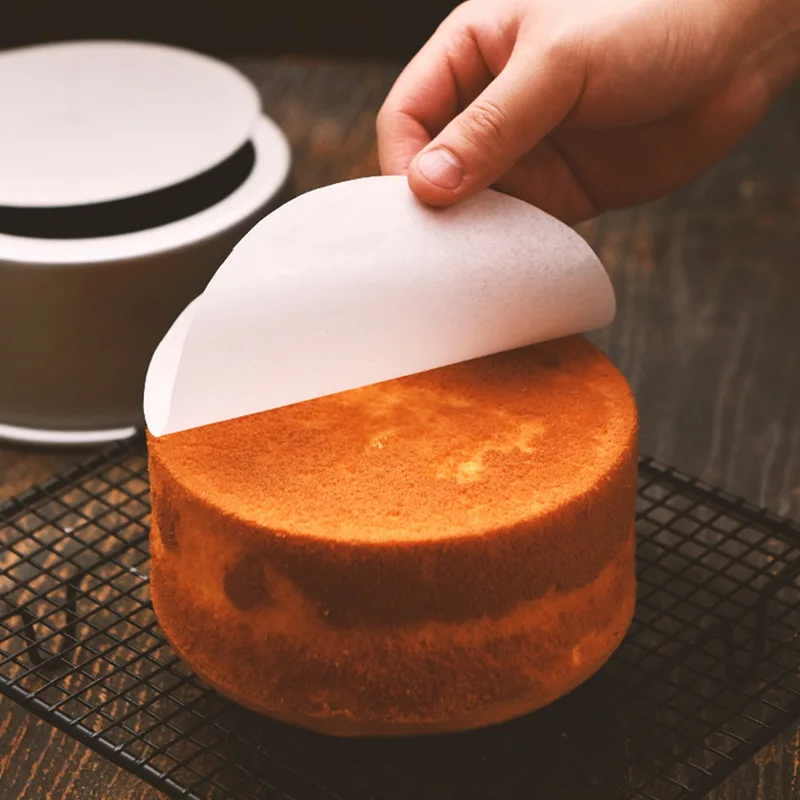 Набор из 50 шт. круглая упаковочная бумага для выпечки пищевая древесная целлюлоза антипригарный пищевой Пергамент Для Выпечки воздушные фритюрницы вкладыши термостойкие 6in