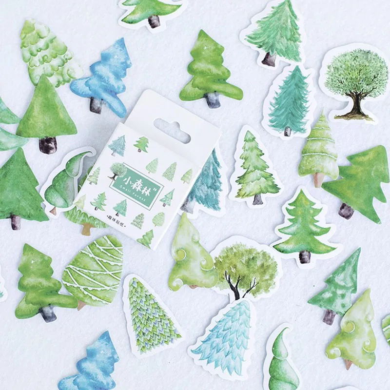 Style 4 Туристические наклейки винтажные Ретро зеленые растения цветы бумажные канцелярские наклейки украшения Diy Скрапбукинг ежедневник, альбомы - Цвет: Style 4