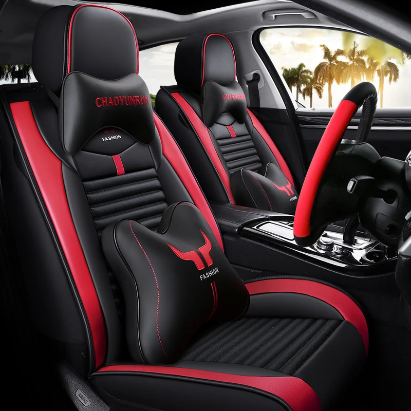 Чехлы на автомобильные сиденья из экокожи с полным покрытием чехлы