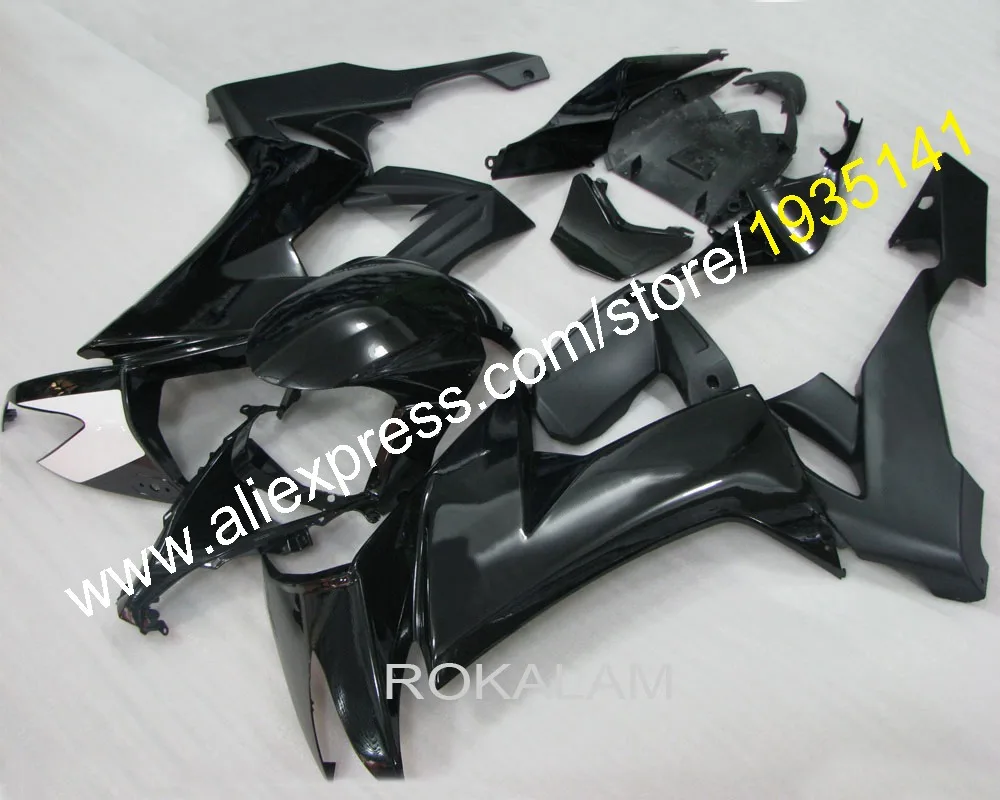 

Глянцевый черный для Kawasaki Ninja Cowling Body ZX10R 2008 2009 2010 ZX-10R 08-10 ZX 10R комплект обтекателей (литьё под давлением)
