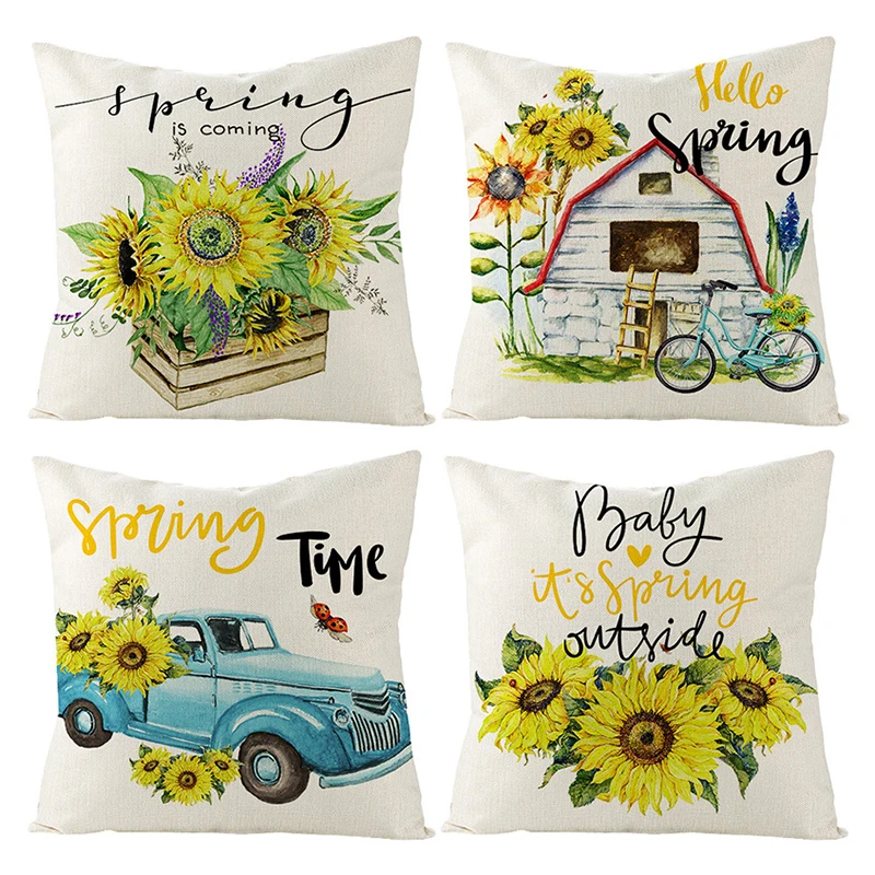 

Весенние наволочки с изысканным принтом, красивый чехол для подушки для украшения дома и офиса, распродажа