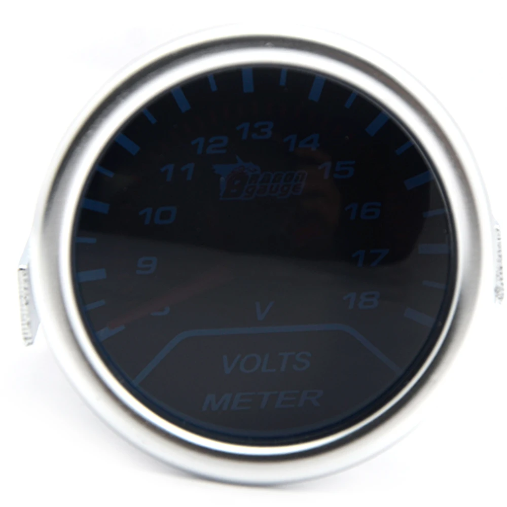 Универсальный автомобильный измеритель напряжения LED лампа 2 дюйма 52 мм 8 18 в