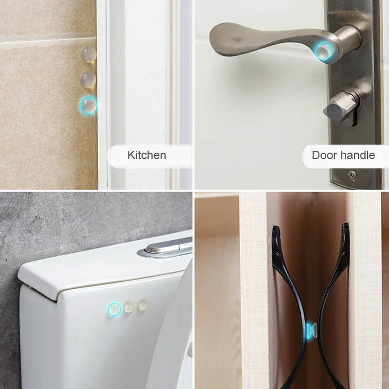 Прозрачная резиновая самоклеящаяся Буфер Заслонки (мебельная столица Кухня