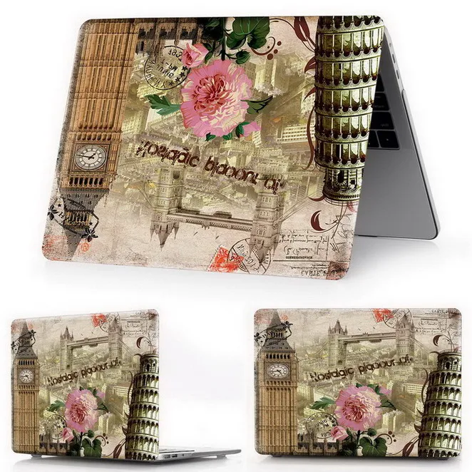 Чехол для ноутбука MacBook Air 11 13 дюймов A1466 A1932 Pro 12 13 15 retina A1502 A1706 A1708 A1989 A2159 характеристика чехол - Цвет: huai jiu cheng shi