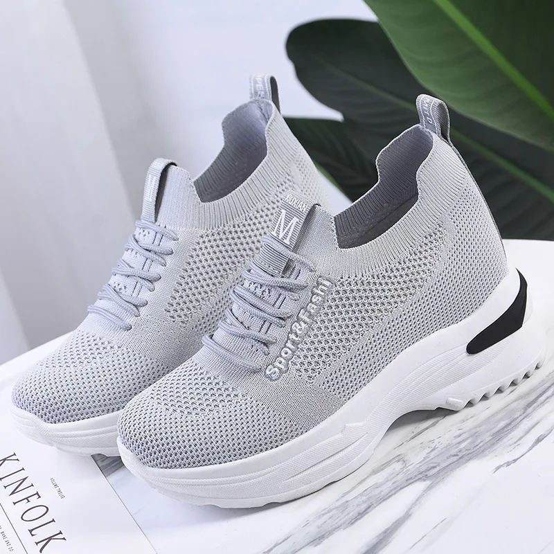 Women's sports shoes 2021summer Women's sneakers Breathable Mesh Platform Joggingshoes Ladies Casual shoes size 36-41wholesale