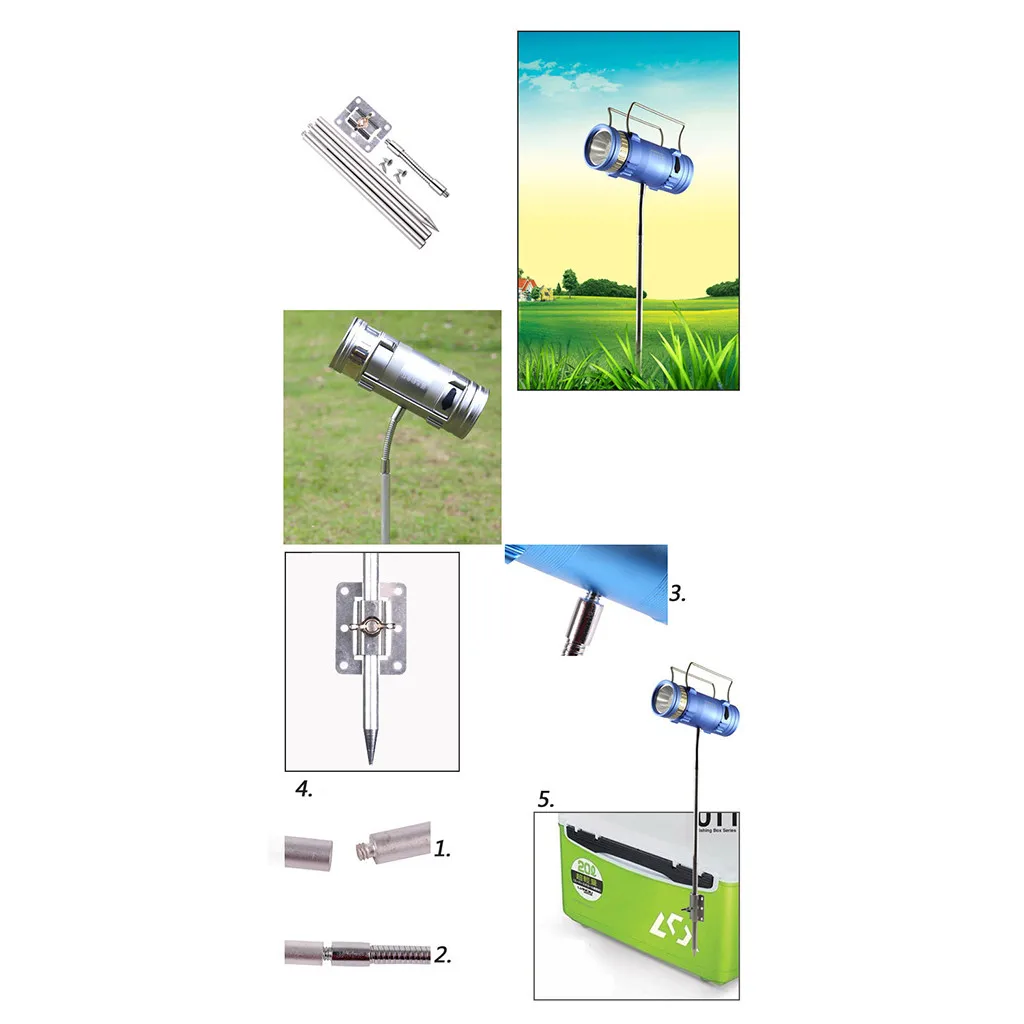 ISHOWTIENDA Универсальные Стойки для удочки подставка для удочки Штепсель-в кронштейне Регулировка шланга рыболовные снасти стойки# y45