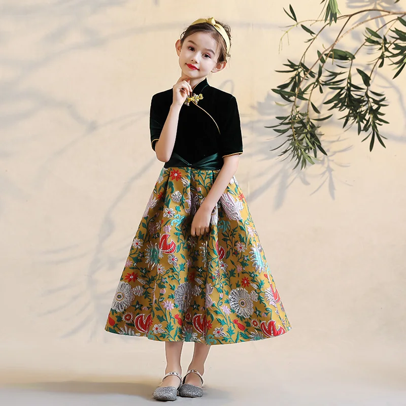 Mother Daughter Evening Ball Gown Mommy and Me Princess Wedding Dress Summer Autumn Family Matching Clothes Mom Baby | Мать и ребенок