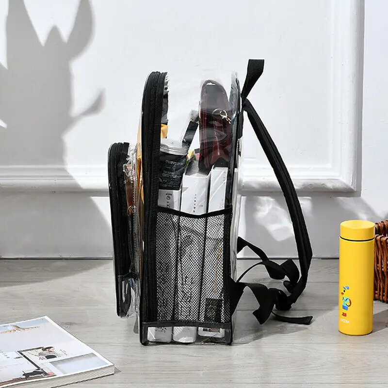 

2019 Women PVC Transparent Backpack Fashion Large Capacity Youth Travel Backpacks For Teenage Girls School Shoulder Bag Bagpack
