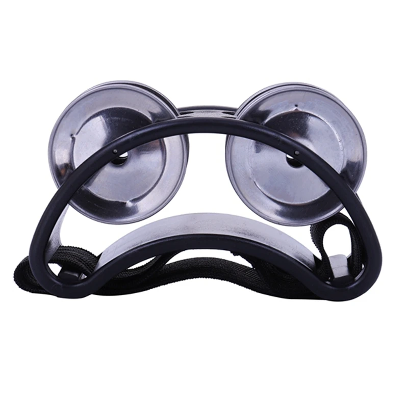 Ножной Тамбурин перкуссия со стальными Jingles для Cajon & гитарных игроков