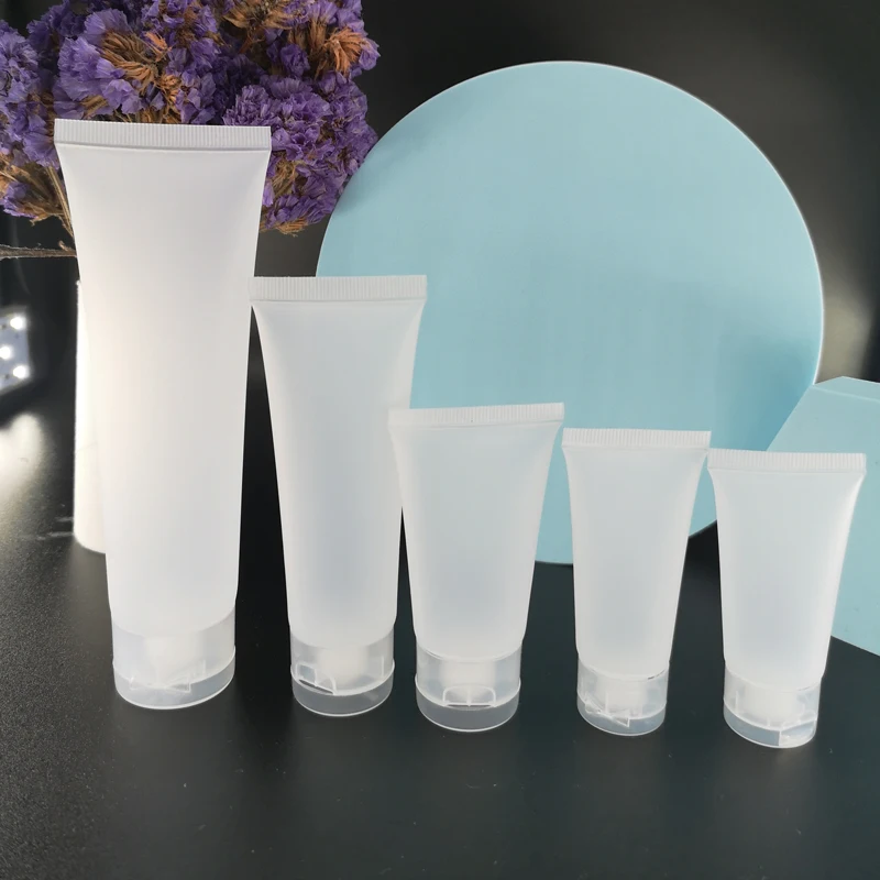 5 шт. матовые пластиковые тубы для косметики 15 мл 20 30 50 100 мл|Многоразовые бутылки| |