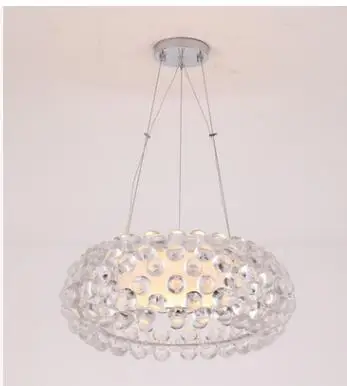 Лампа в скандинавском стиле Круглая Люстра для спальни ресторана современная