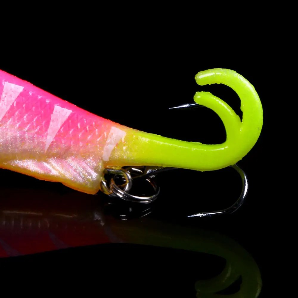 5 шт. мягкие резиновые воблеры 7 см 12 г | Спорт и развлечения