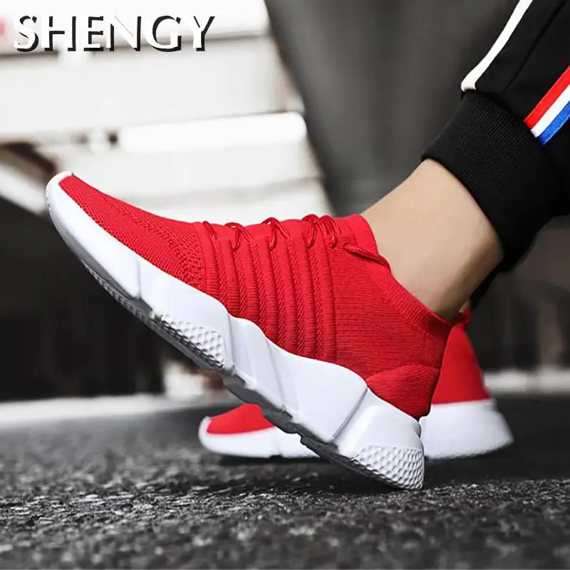 Кроссовки мужские легкие сетчатые на плоской подошве размер 39-48 |