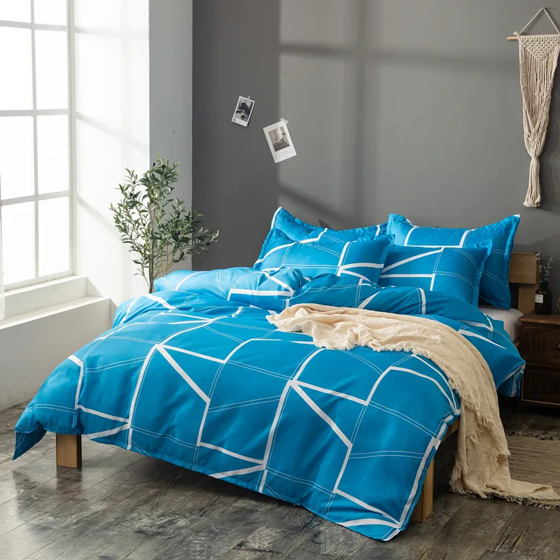 

Одеяло, Комплект постельного белья с геометрическим рисунком, Королевский размер, пододеяльник, розовое постельное белье, высококачественное постельное белье с наволочкой для взрослых