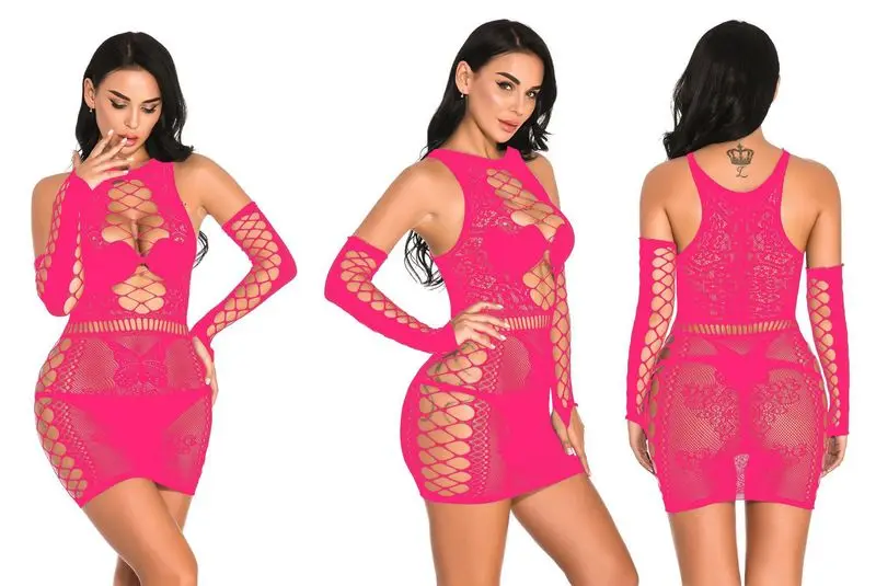 Женская ночная рубашка эротическая сорочка большого размера | одежда