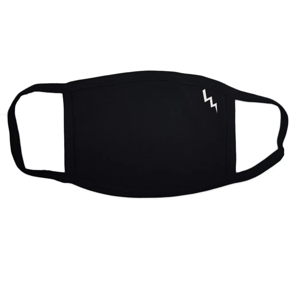 Регулируемая хлопковая Футболка с изображением маски унисекс смываемая маска