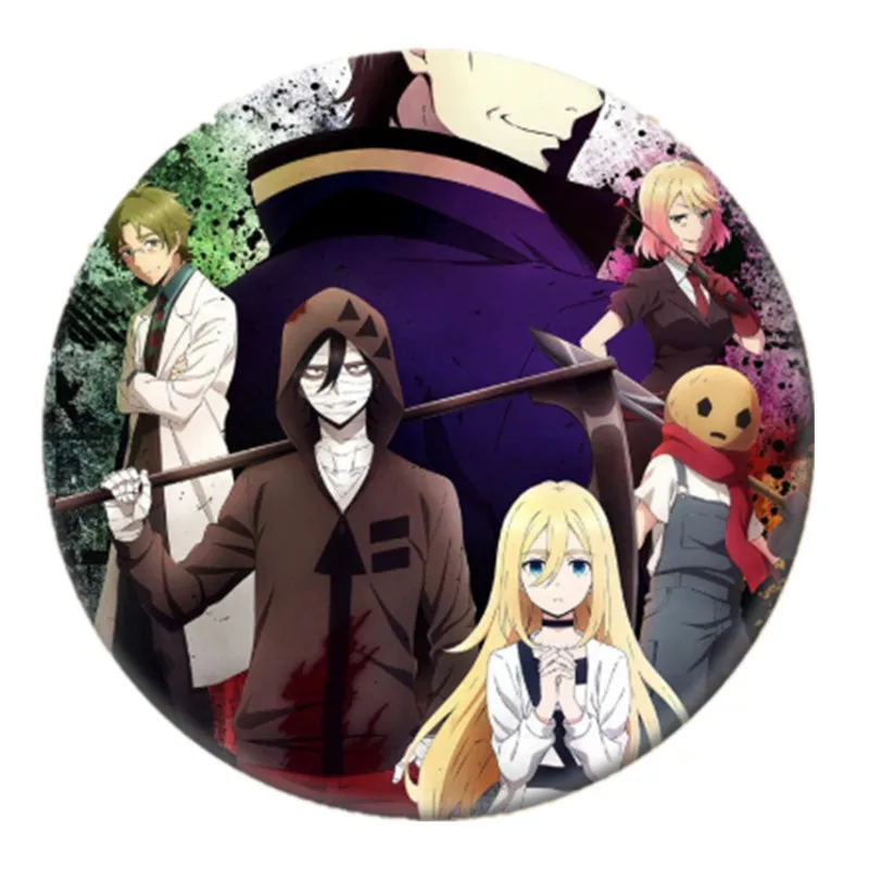 Free Shipping Anime Angels of Death Enamel Pin Figure Cosplay Badge Backpack Icon Button Cartoon Brooch Accessories Gifts