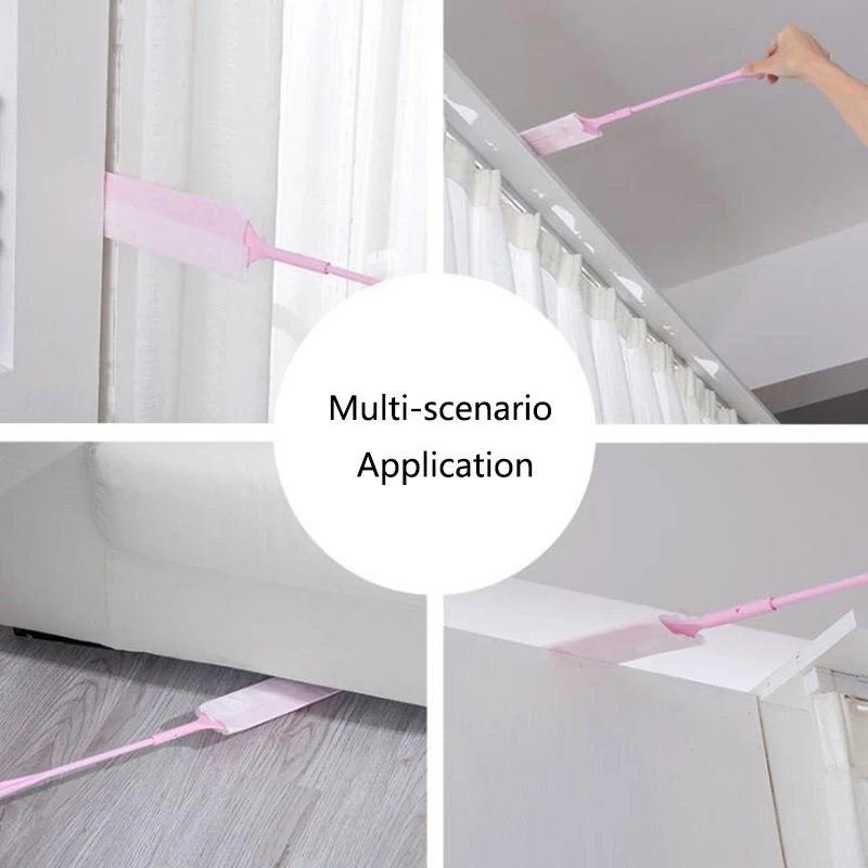 Щетка для чистки пыли с длинной ручкой устройство удаления в уголке 10 сменными