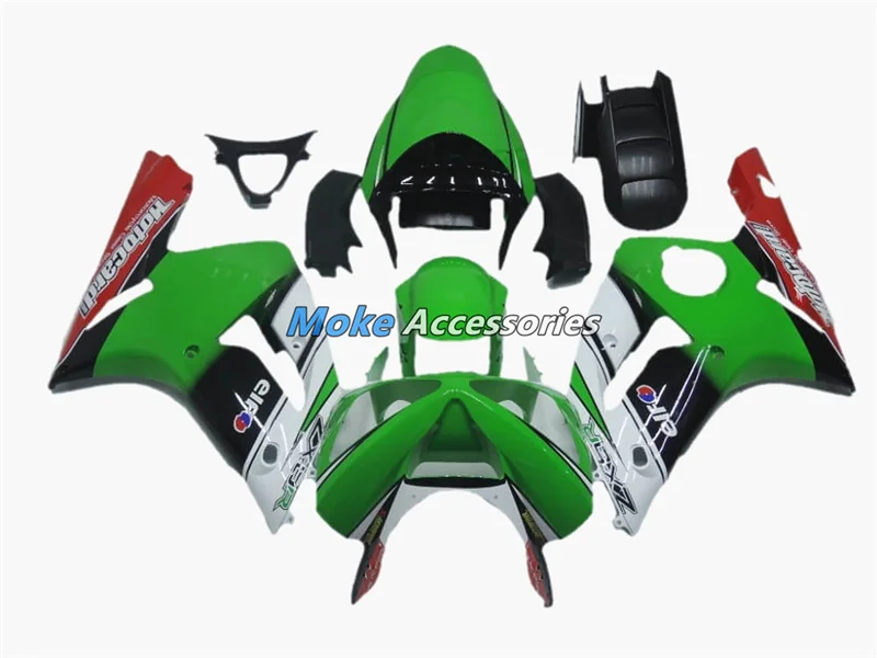 Комплект обтекателей для мотоцикла подходит Kawasaki zx 6r 2003 2004 636 комплект кузова из