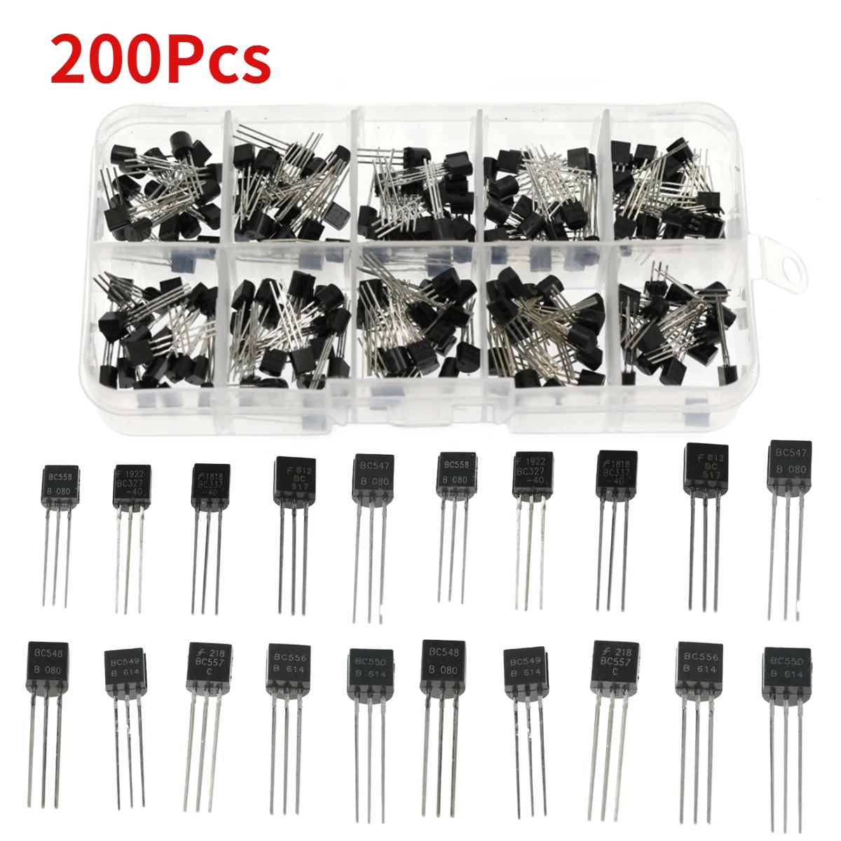 

200 шт., 10 значений x 20 шт.