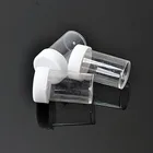 10 шт. портативный пластиковый многоразовый пустой контейнер для банок дорожный Макияж для нейл-арта контейнер для хранения бисера Круглый прозрачная бутылочка для крема Новый