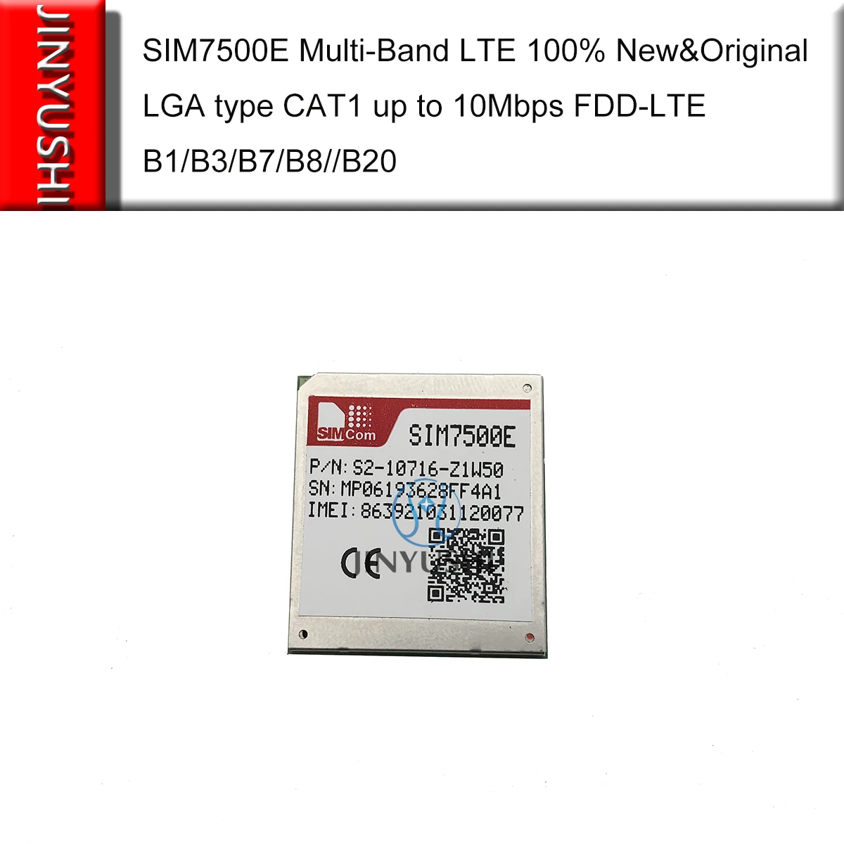 

2023 SIM7500E многодиапазонный LTE 100% новый и оригинальный тип LGA CAT1 до 10 Мбит/с Φ B1/B3/B7/B8 // B20 Бесплатная доставка