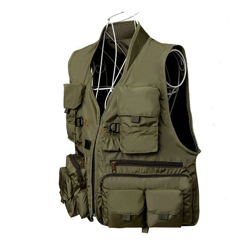 

Korean Fishing Vest Quick Dry Fish Vest Breathable Material Fishing Jacket Outdoor Sport Survival Utility Safety Waistcoat