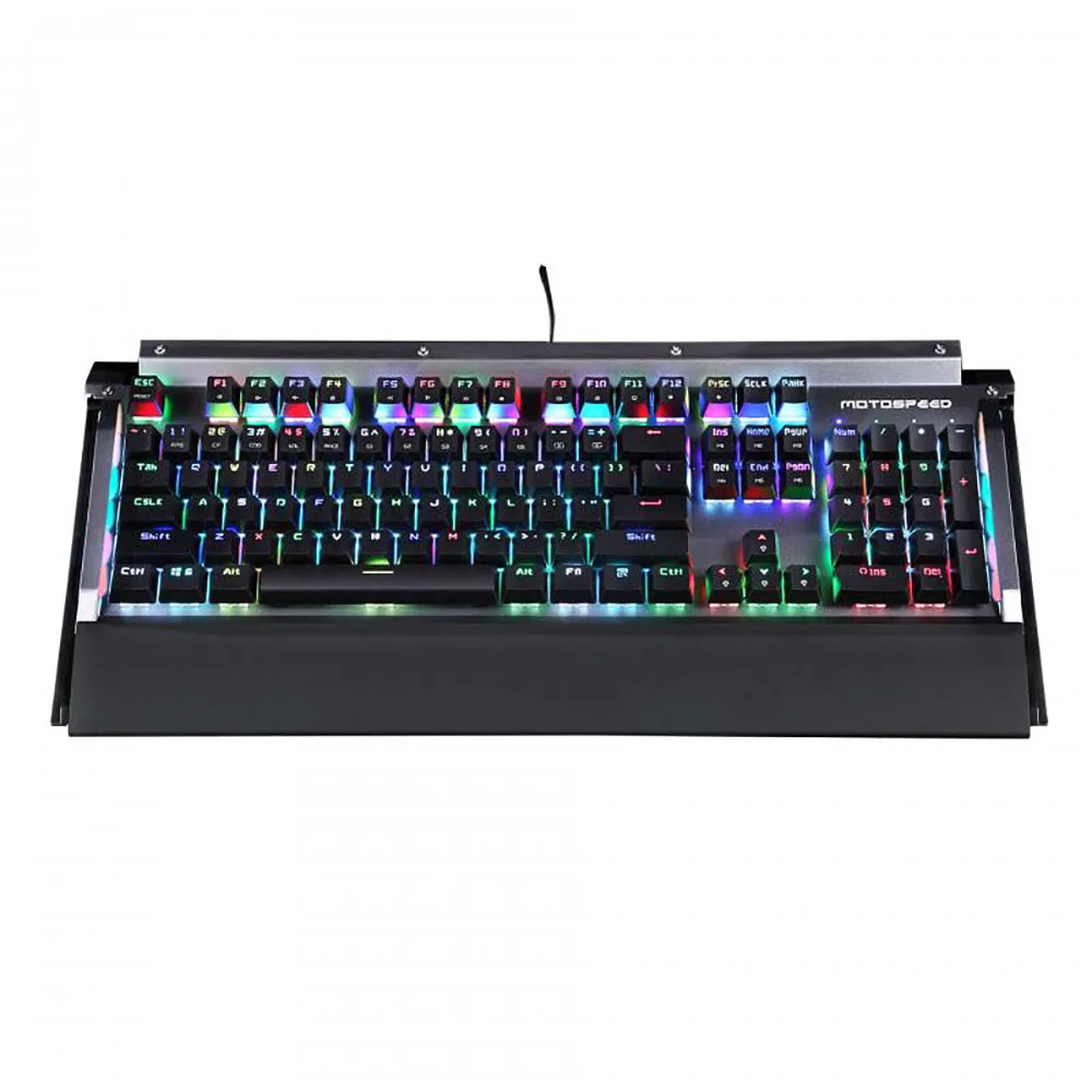 Motospeed CK98 Kailh BOX Switch 104 клавиши NKRO USB Проводная Механическая игровая клавиатура с RGB