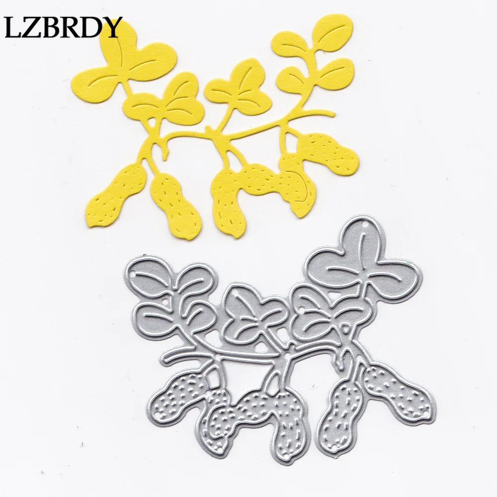 Металлические пресс формы с красивыми листьями арахиса Alinacraft для изготовления