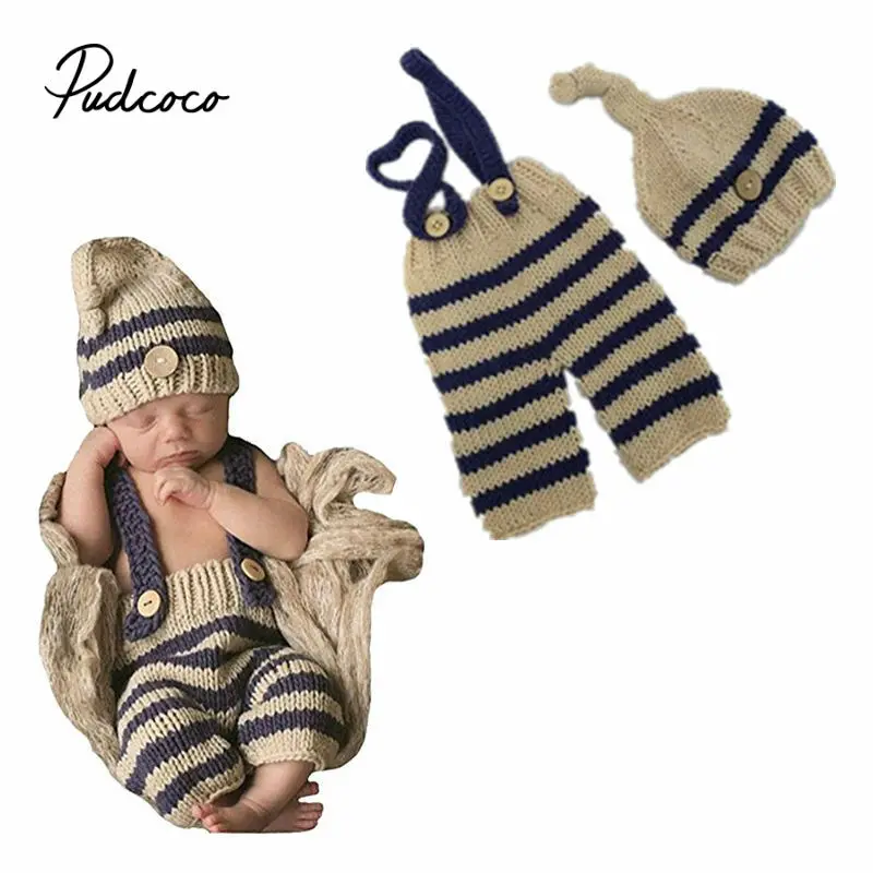 Реквизит для фотосъемки новорожденных мальчиков и девочек трикотажные