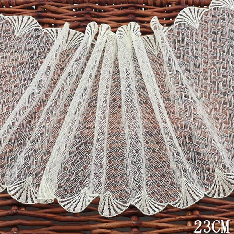 

29Yards High Quality Beautiful Ribbon Bilateral Tape White DIY Embroidered Lace Trim Edge For Bra Underwear Sewing Decoration