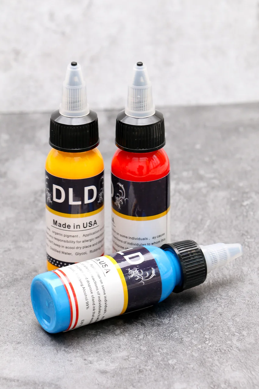 30 мл 14 цветов профессиональный набор краски татуировки материал чистый цвет