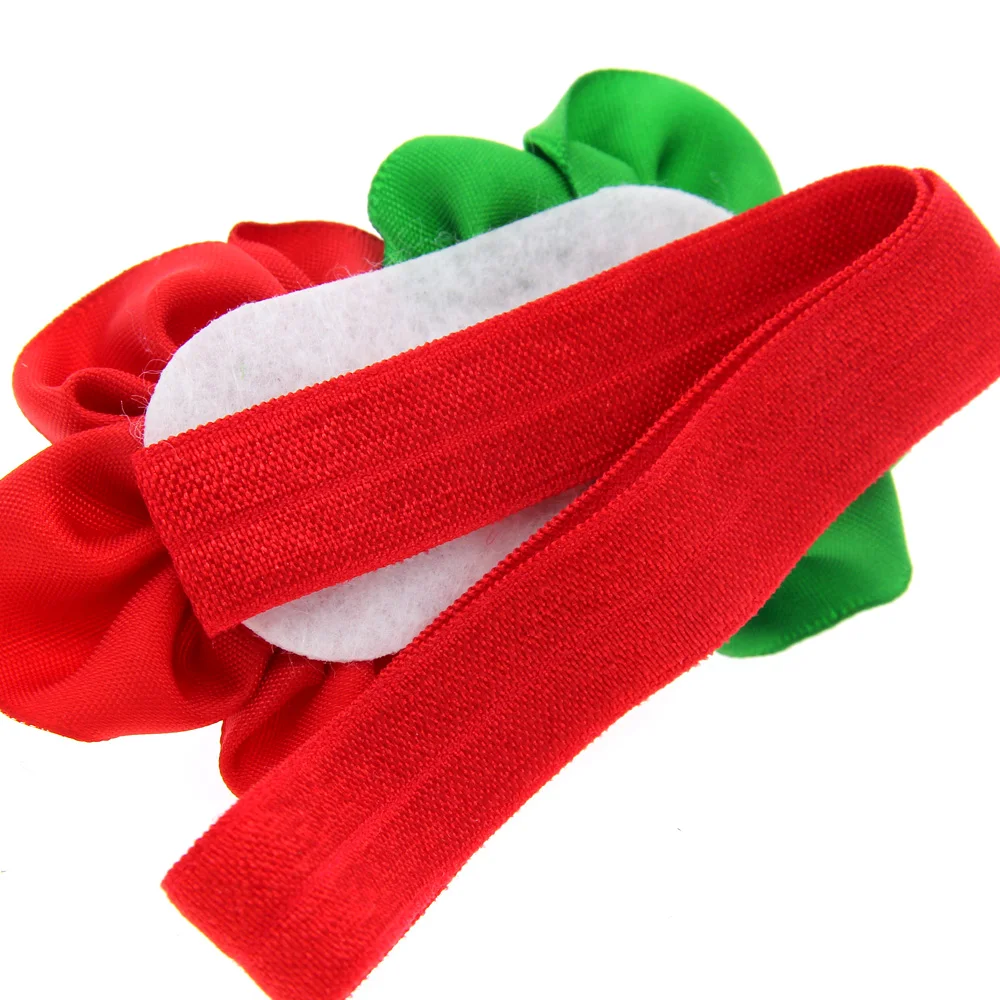 Атласная повязка на голову с цветами для девочек цветком и бриллиантами