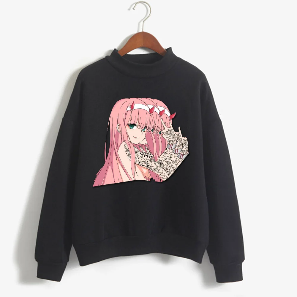 

Kawaii DARLING in the FRANXX ZERO TWO Print Spring Casual Pullovers Retro Hoodies Cool Sweatshirt