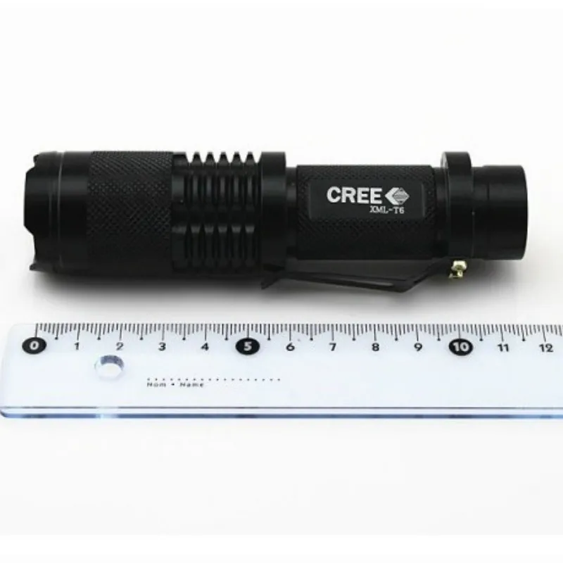 Мини 1000lm T6 светодиодный Телескопический фонарик Zoom яркий практичный удобный