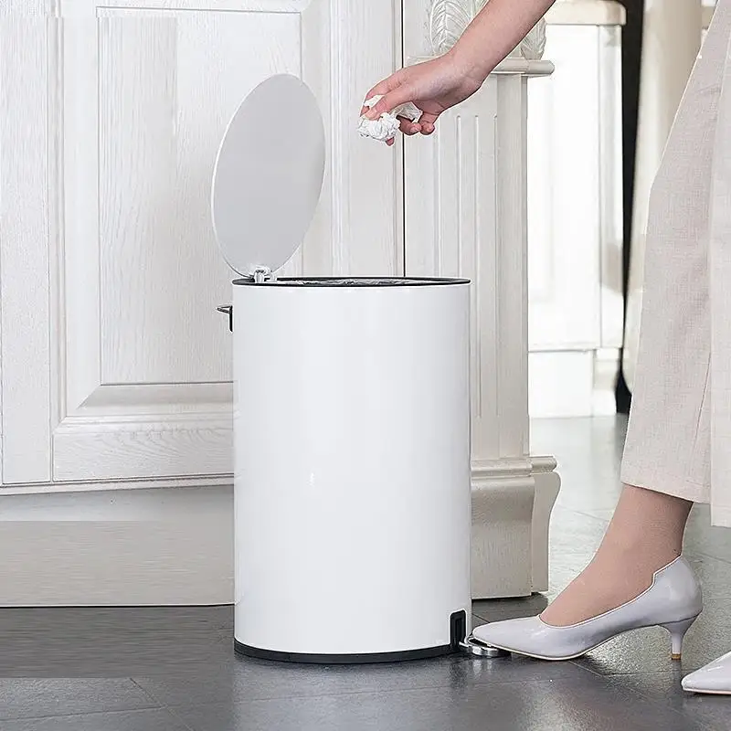 Compost Basura Bag Pattumiera мусорный бак без отходов Cocina Papelera Habitacion Prullenbak Pedal Lixeira мусорное