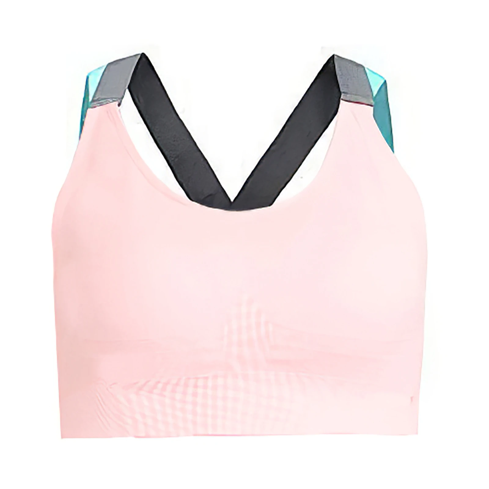 

Спортивный бюстгальтер, жилет для йоги, крестообразный Быстросохнущий жилет без ободка, тренировочный бюстгальтер, женский бюстгальтер пу...