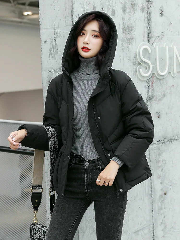 

High Vatican Down female short paragraph 2020 new models of small explosion models Korean fashion short stature winter coat tide