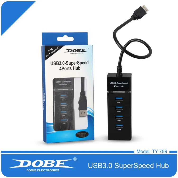 Портативный 4 порта USB 3 0 концентратор Высокоскоростной Разветвитель кабель