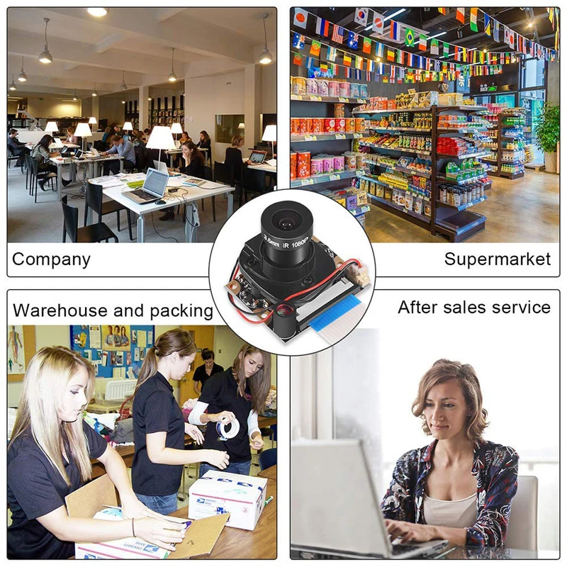 Модуль камеры для Raspberry Pi с автоматической ИК камерой ночного видения 5 Мп 1080p Hd