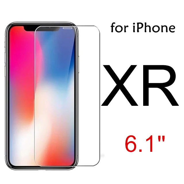 2 шт 9H Премиум Закаленное стекло защитный чехол для экрана для iPhone 5 5S 5C SE 6 6S 7 8 plus закаленное защитное покрытие для телефона - Цвет: for iphone XR