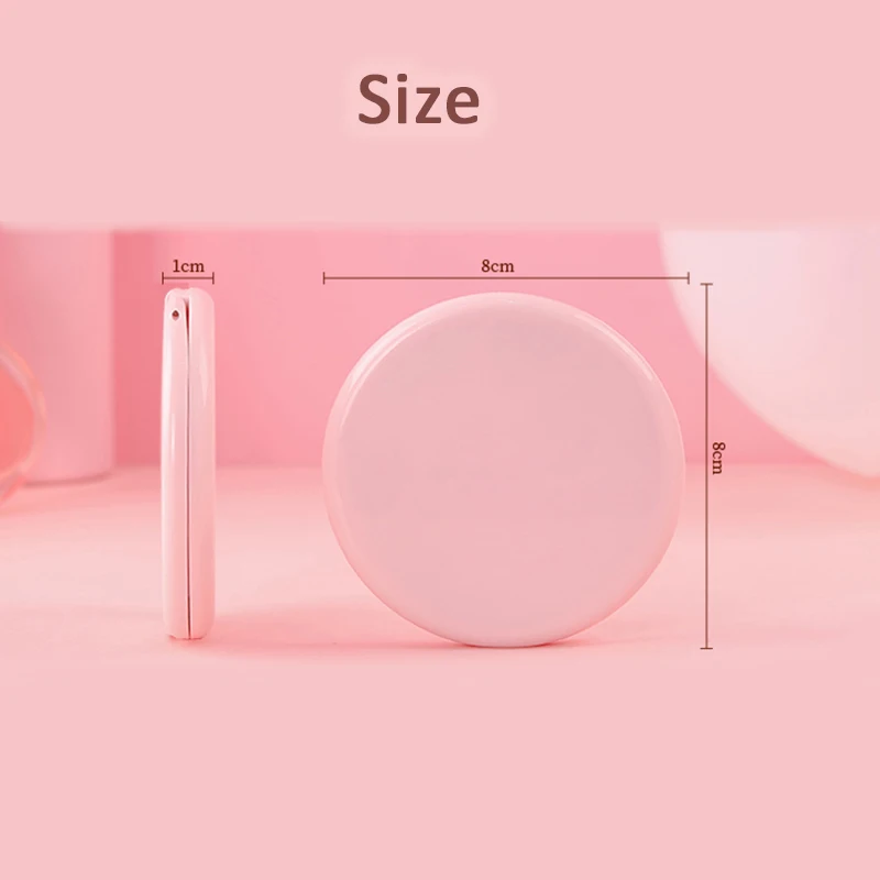 Компактное качественное складное мини зеркало с увеличением 1 шт. карманное