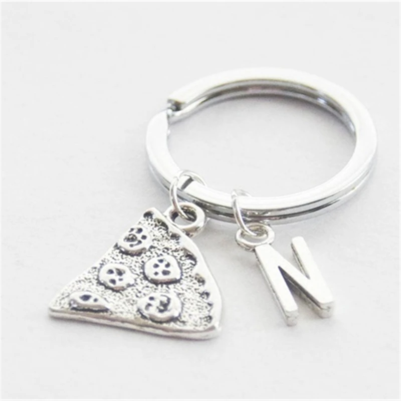 Брелок для ключей с монограммой брелок именем пиццы | Украшения и аксессуары