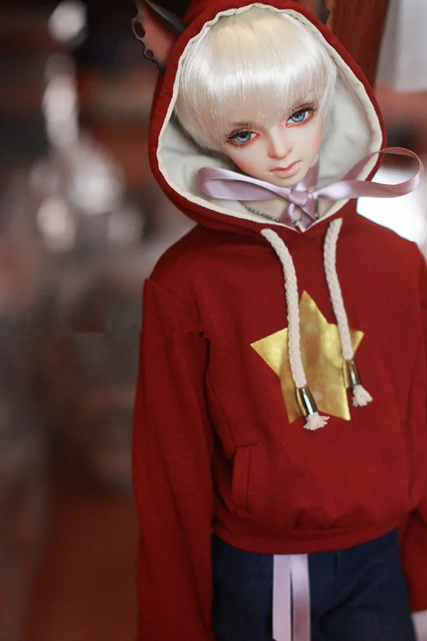 

6 point 4 point 3 point Uncle BJD.SD.DD baby coat gold little star sports hoodie