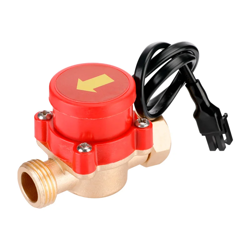

1/2 Inch Water Pump Flow Sensor Switch Liquid Booster Solar Heater Brass Magnetic Pressure Automatic Control Valve Part 90W-100W