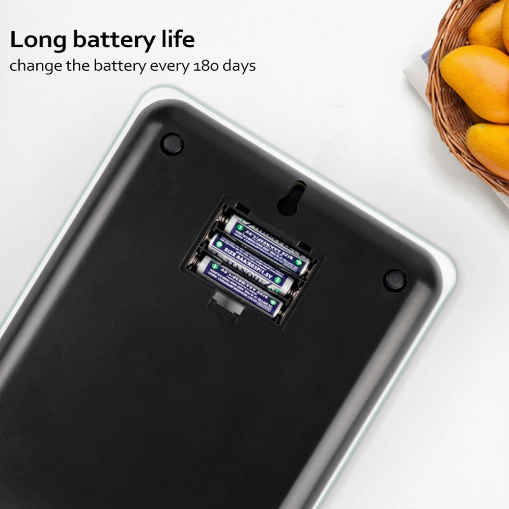 

Kitchen Scale LED Kitchen Scale High Precisions Kitchen Toughened Glass Weighing Scale Cooking Baking Scale Electronic Scale