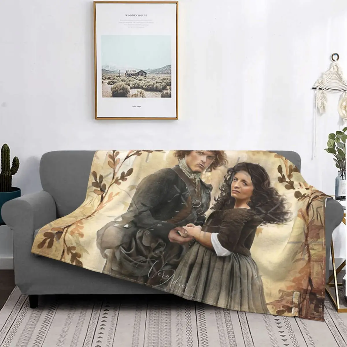 

Season 1 Blanket Bedspread Bed Plaid Comforter Beach Towel Blanket Hoodie Picnic Bedspread