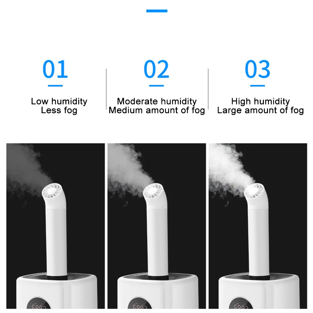 21L Industrial Humidifier Commercial Ultrasonic Quad-core Atomization Smart Sterilization Disinfection Air Purifier | Бытовая техника